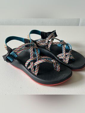 Chaco ZX/2 Classic Sandals Women’s Size 6 Rainbow Multicolor Toe Loop Hiking